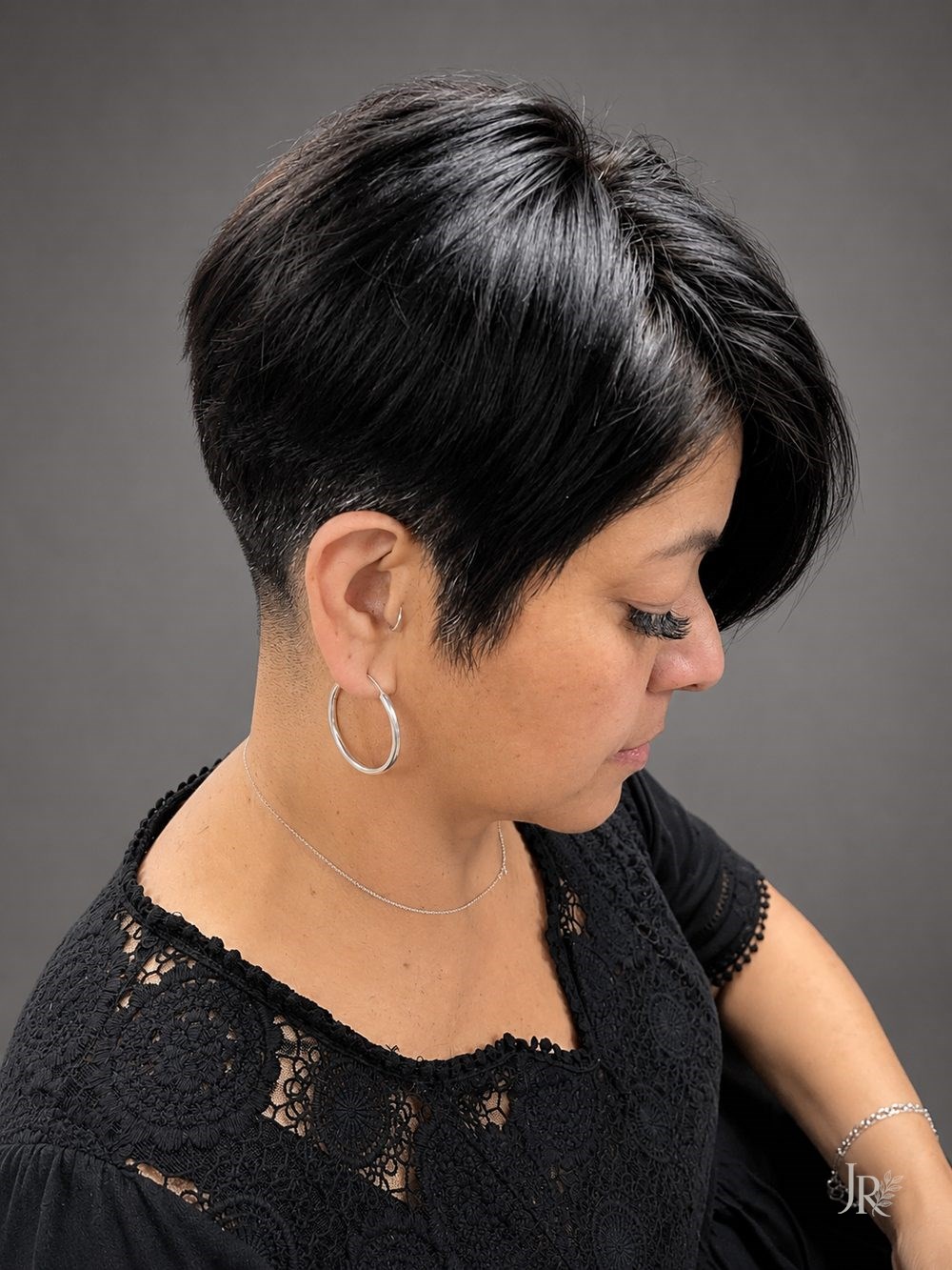 Modern tapered pixie by Jenn Rose