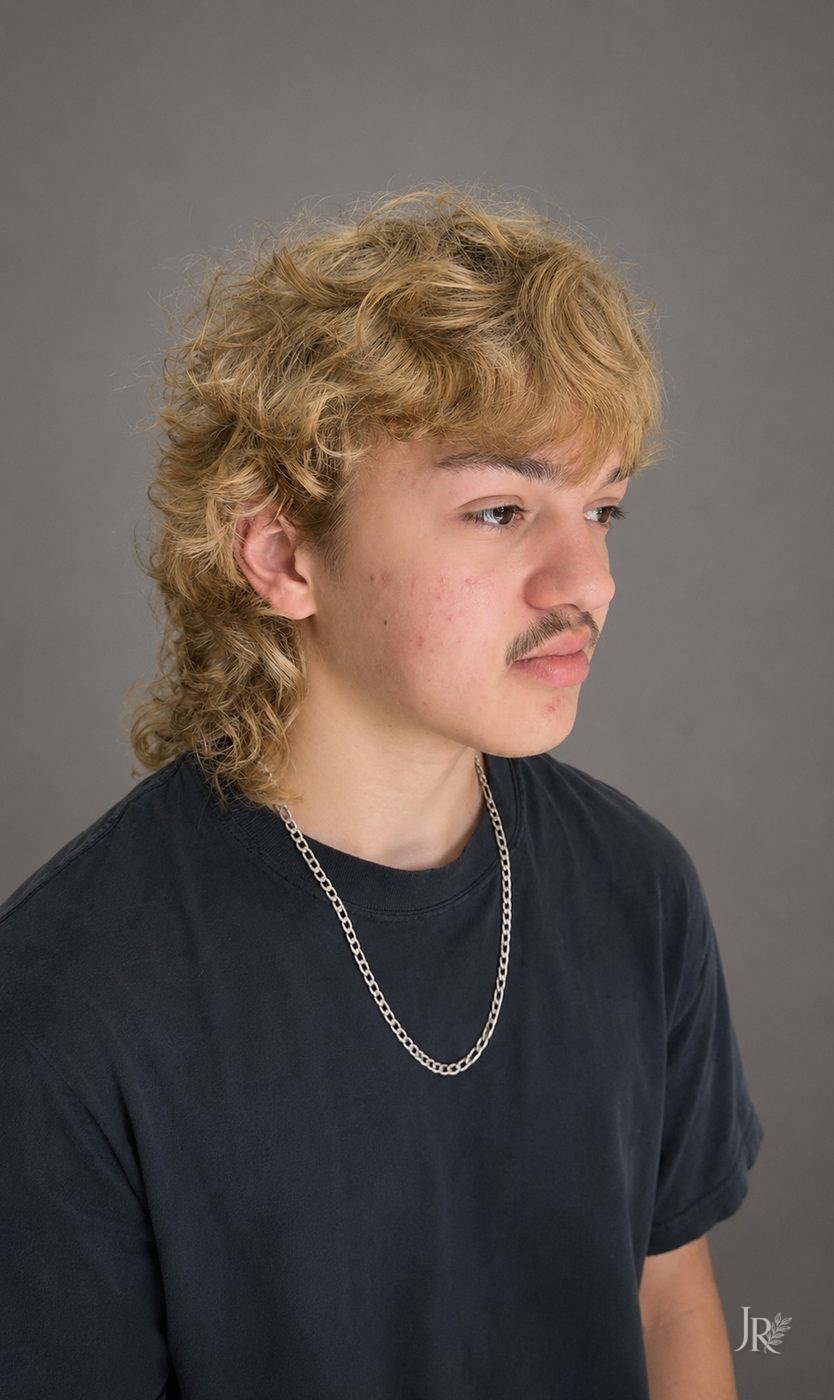 Modern shag mullet by Jenn Rose