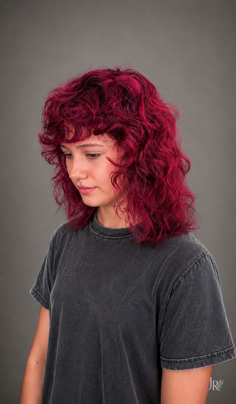 Curly shag by Jenn Rose