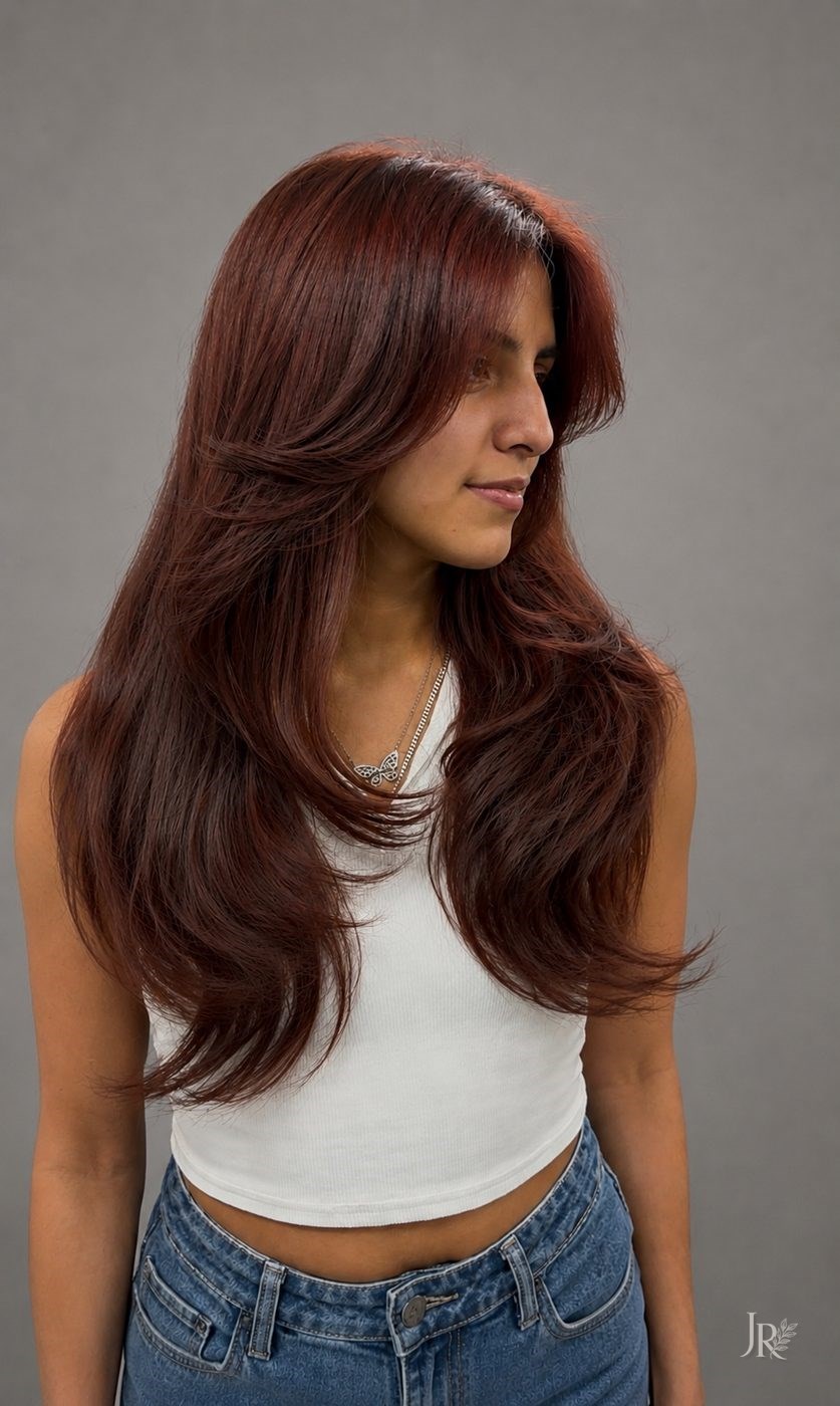Fringe & butterfly cut by Jenn Rose